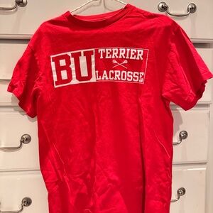 BU Terrier Lacrosse Red T-Shirt